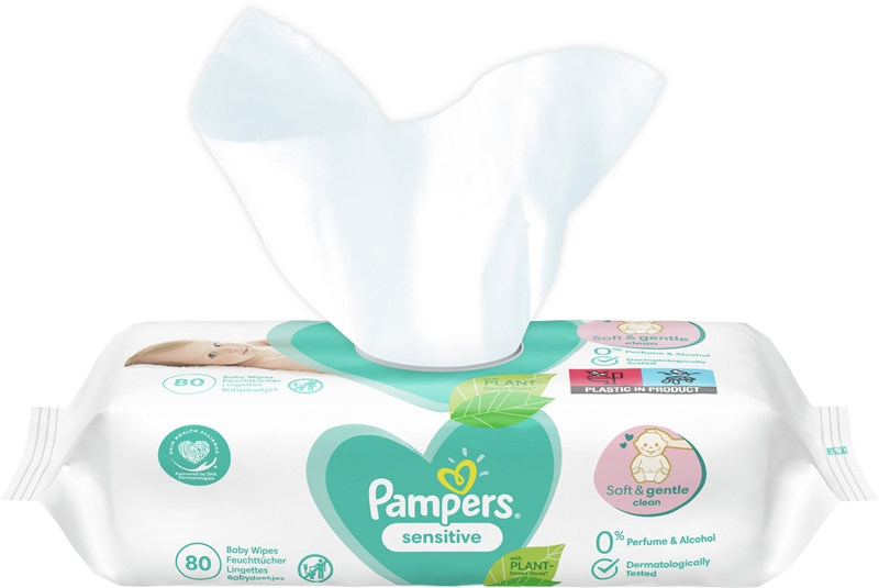 Babysanft Lot De 5 Paquets De 48 Lingettes Humides Ultra Sensibles HiPP - Peaux Sensibles Et Dermatite Atopique