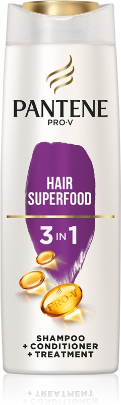 Pantene Hair Superfood Full & Strong shampoo 3-in-1 | notino.co.uk