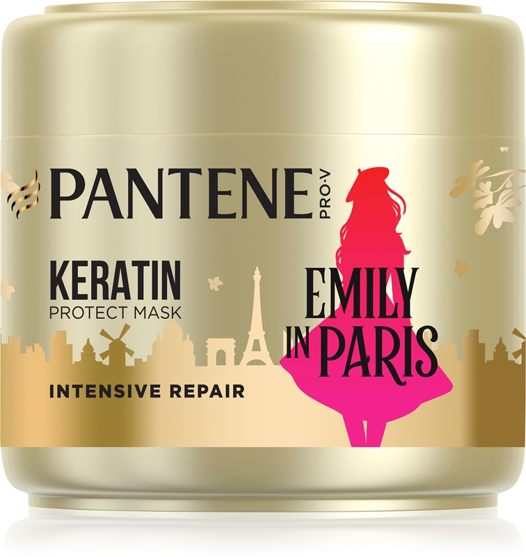 Masque Capillaire Pantene à La Kératine 300 Ml - Pour Cheveux Secs Et Abîmés