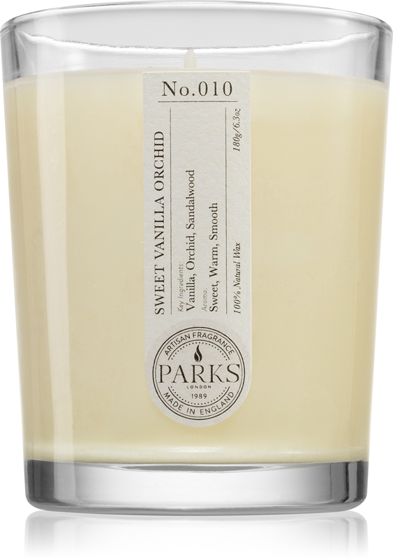 Parks London Home Sweet Vanilla Orchid scented candle notino.ie
