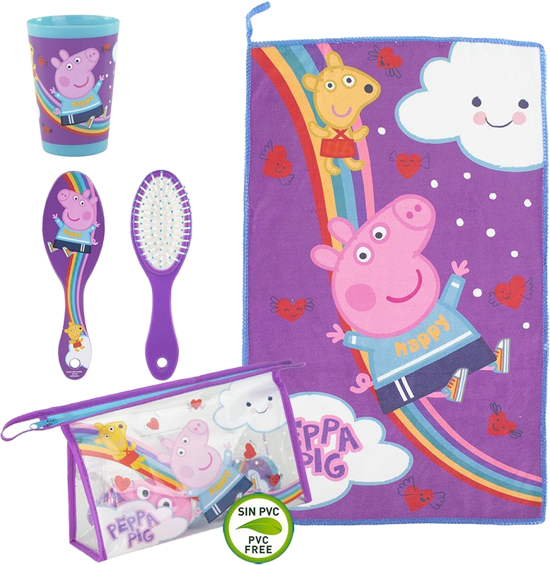 Peppa Pig Travel Set kit da viaggio per bambini