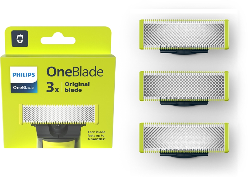 Lot De 4 Lames De Rechange Pour Philips OneBlade - Précision Pour Corps Et Visage, Neuves