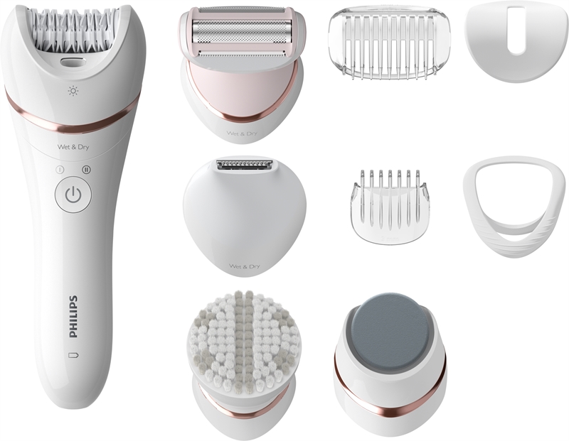 Philips Epilator Series 8000 BRE740/10 Wet & Dry depilator dla kobiet