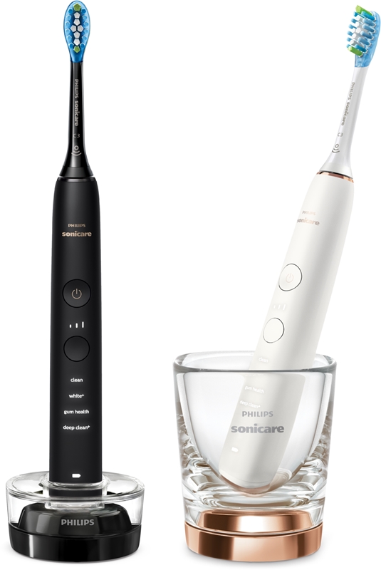 PHILIPS - Ensemble de 2 Brosses à Dents Soniques Rechargeables Sonicare Professional Clean