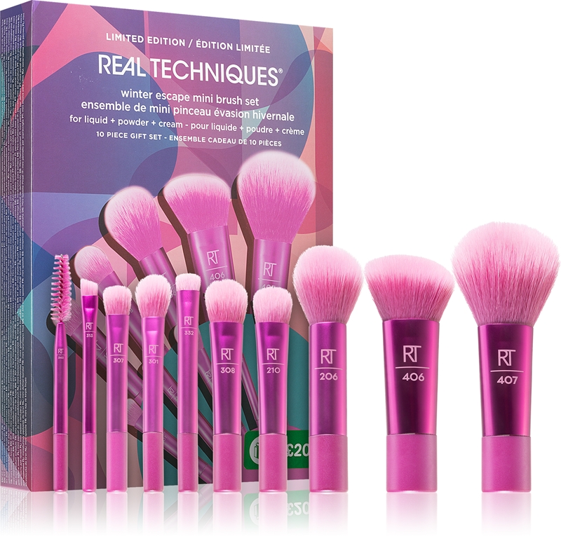 Real Techniques Limited Edition Winter Escape mini brush set notino.co.uk