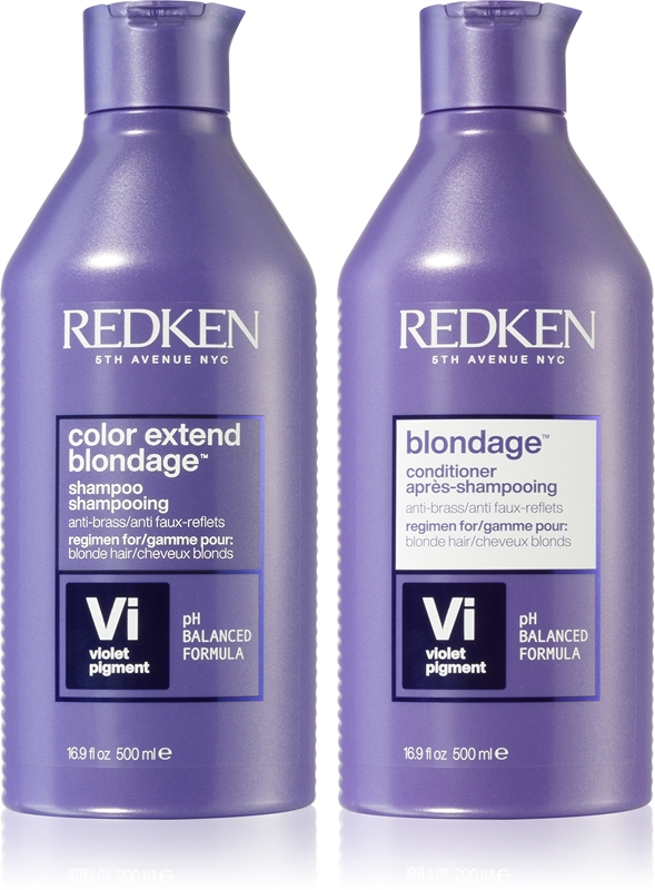 Redken Color Extend Blondage ekonomiška pakuotė geltoniems atspalviams ...