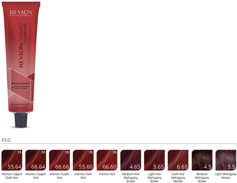 Revlon Professional Revlonissimo Colorsmetique Red Shades tinta ...