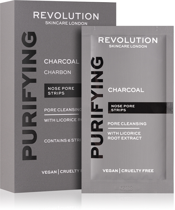 Revolution Skincare Purifying Charcoal Nose Pore Strips Against