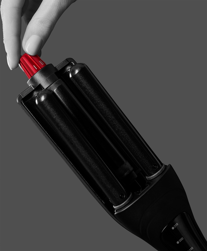 Rowenta Karl Lagerfeld Waves Addict CF471LF0 Lockenwickler dreifach für ...