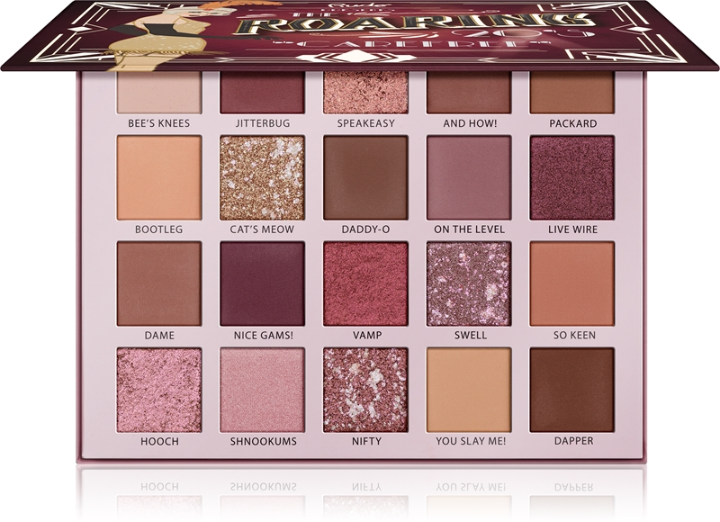 Rude Cosmetics The Roaring 20's Carefree eyeshadow palette notino.co.uk