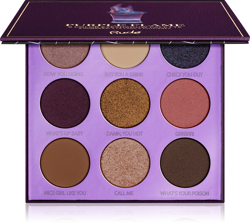 RUDE Cocktail Party 9 Color Eyeshadow Palette - The Cosmo