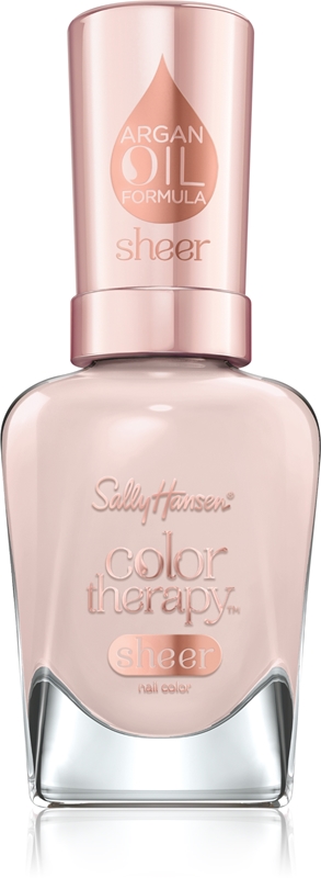 Sally Hansen Color Therapy Nagellack – 483 A Latte Love, 15 G, Mit Arganöl, Pflegend
