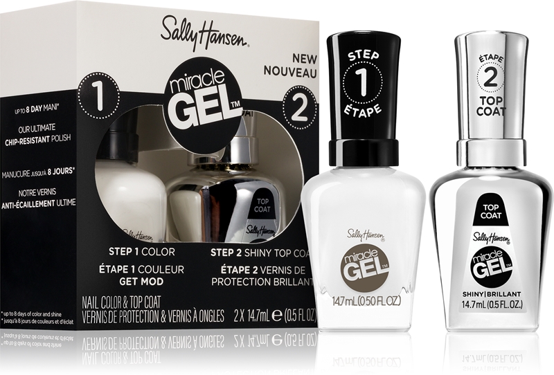 Sally Hansen Miracle Gel™ nail polish and top coat set shade 900 Get