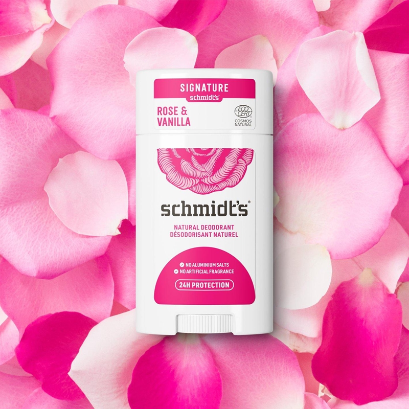 Schmidts Rose Vanilla Aluminium Free Deodorant Stick Uk 5708