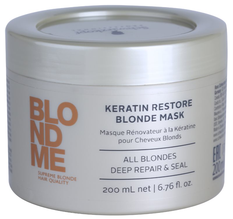 Schwarzkopf Professional Blondme Keratin Restore Mask For Blonde Hair Uk