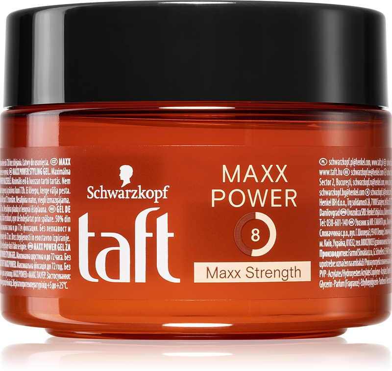 Schwarzkopf Taft MaXX Power Hair Gel with Strong Hold notino.ie