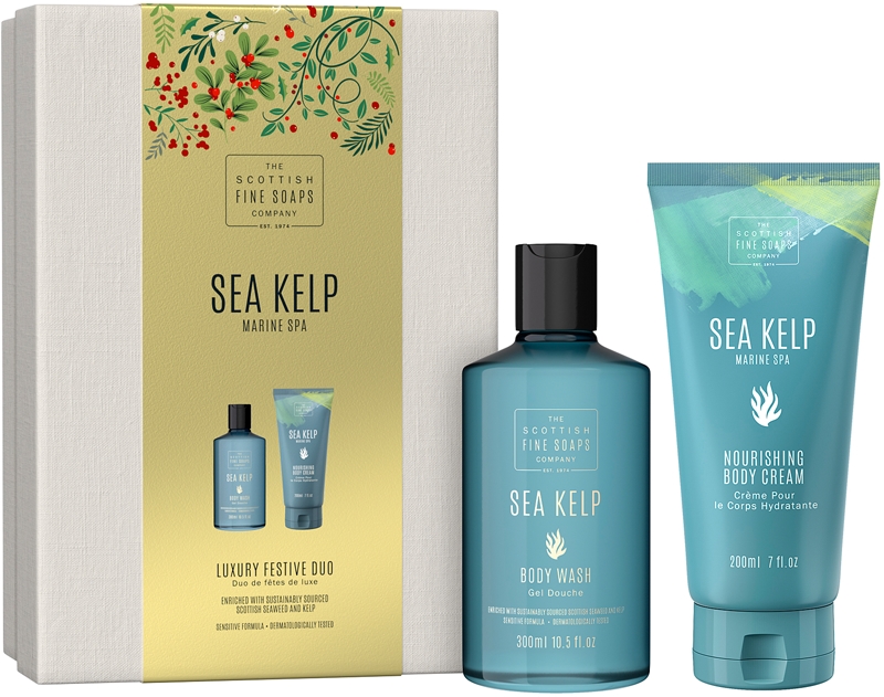 Scottish Fine Soaps Sea Kelp Luxusseife – 220g, Mit Schottischem Seetang & Glyzerin, Für Alle Hauttypen