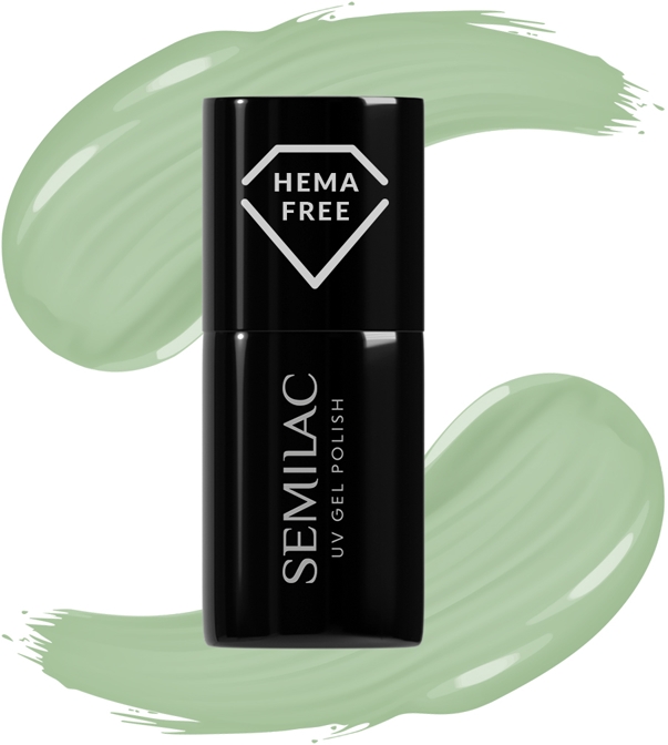 Semilac – Vernis Semi-permanent 828 Grey Holo - 7ml - Profi