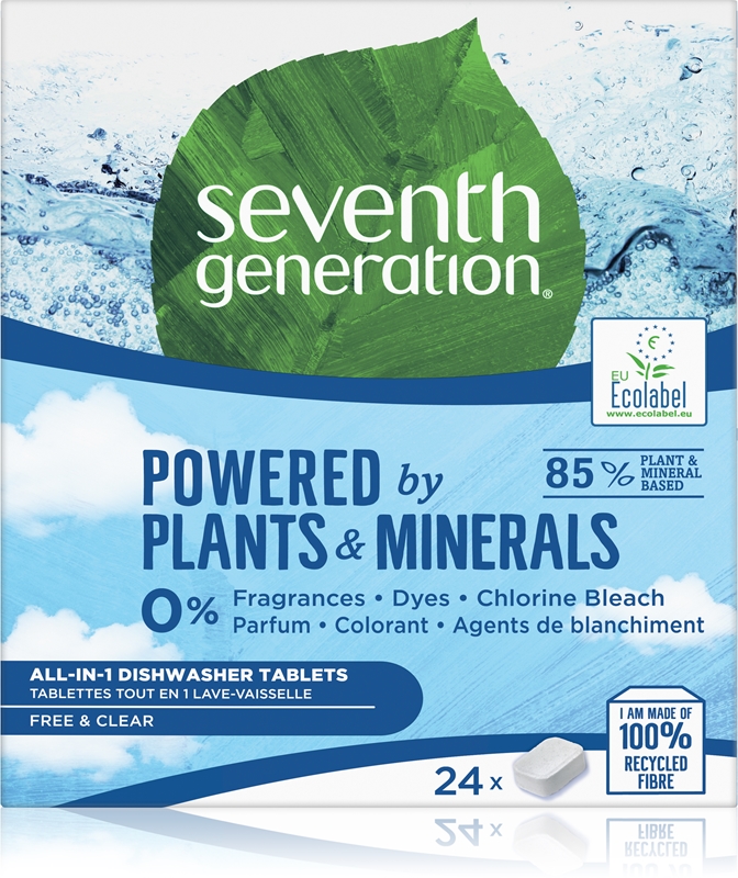Seventh Generation Powered by Plants Dishwasher Tablets Brza dostava