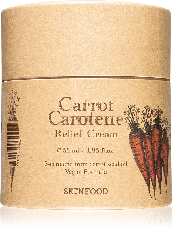 Skinfood Carrot Carotene Light Cream to soothe and strengthen sensitive