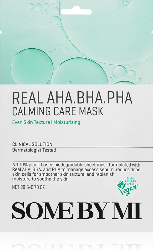 Some By Mi Clinical Solution AHA∙BHA∙PHA Calming Care Mask soothing ...