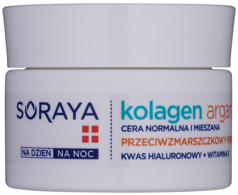 Soraya Collagen & Argan Anti-Wrinkle Moisturiser with Hyaluronic Acid ...