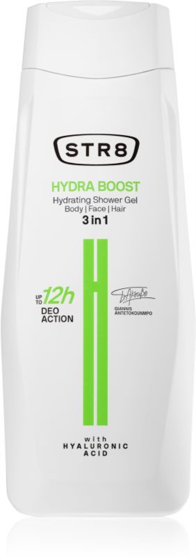 Str8 Hydra Boost Moisturizing Shower Gel For Men Uk 