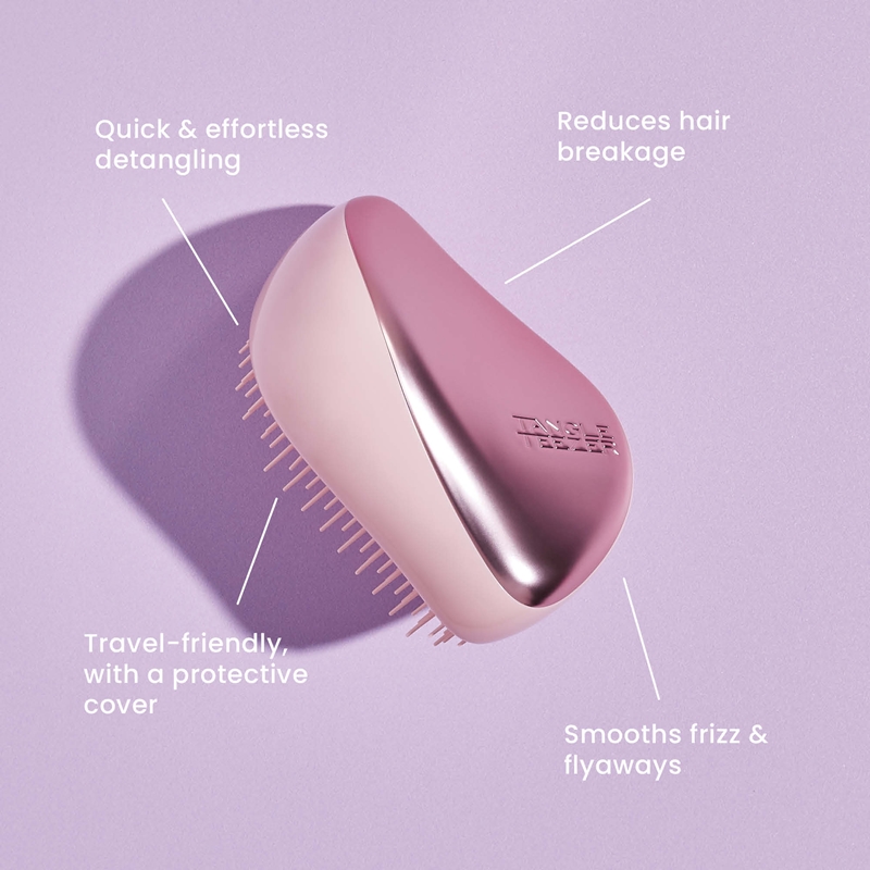 Tangle Teezer Compact Styler Green Jungle plaukų šepetys kelioninis ...