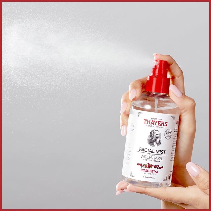 Thayers Rose Petal Facial Mist Toner brume tonifiante visage sans