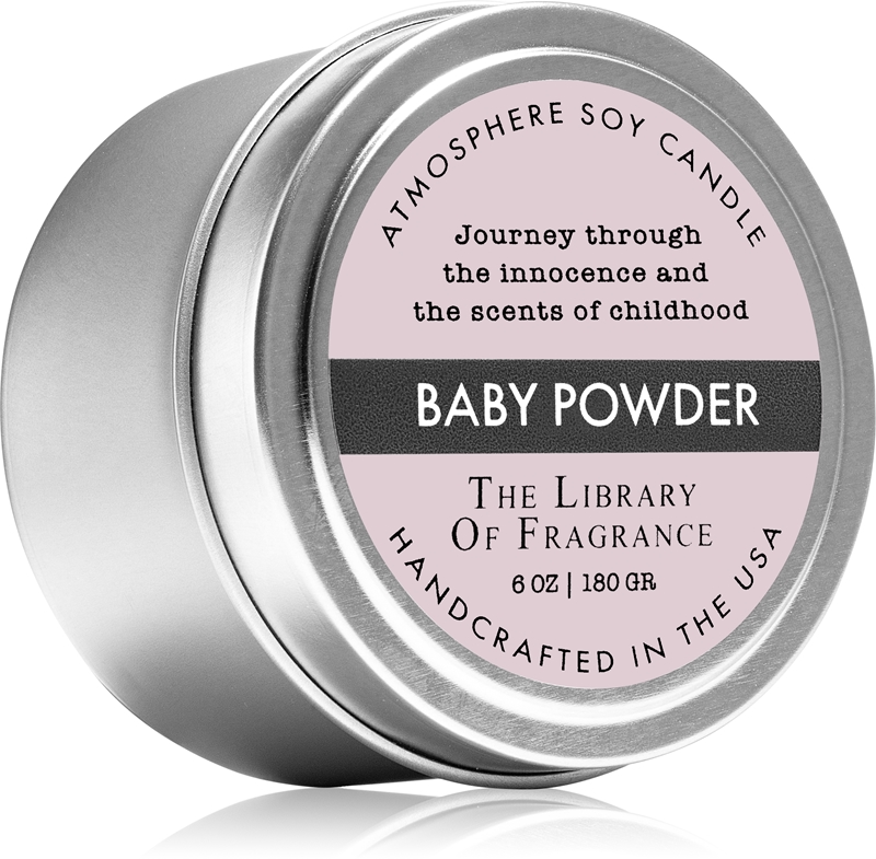 The Library of Fragrance Baby Powder scented candle notino.ie