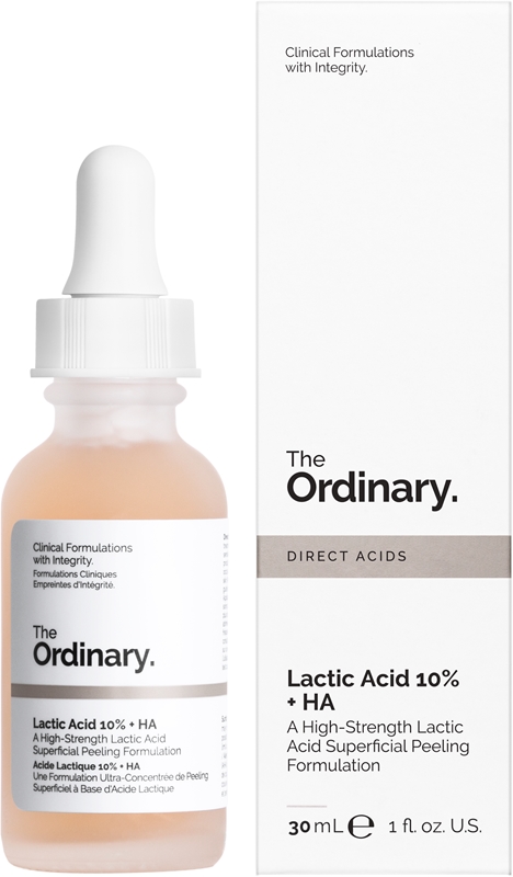 The Ordinary Lactic Acid 10 Ha Anwendung The Ordinary Lactic Acid 10% + HA glättendes Peeling-Serum