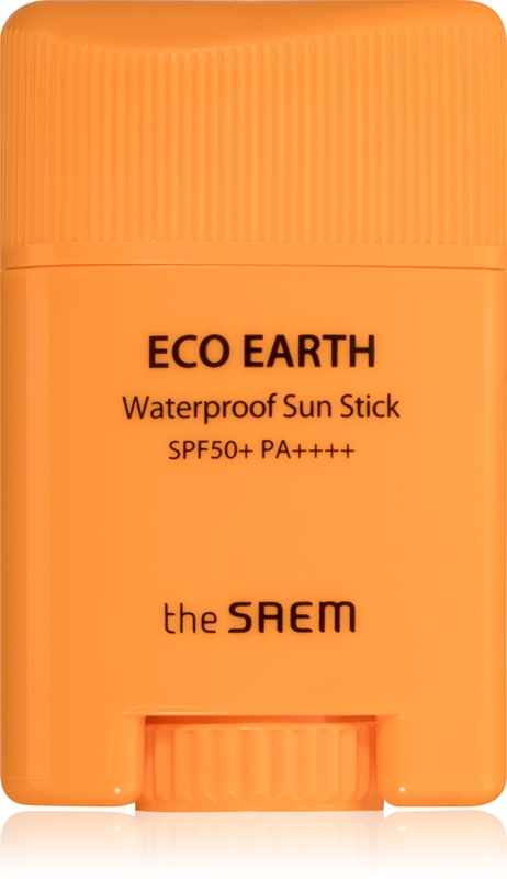 The Saem Eco Earth WaterProof Sun Stick LSF 50 – Sonnencreme Im Stick, Wasserfest, Mattierend, Für Empfindliche Haut
