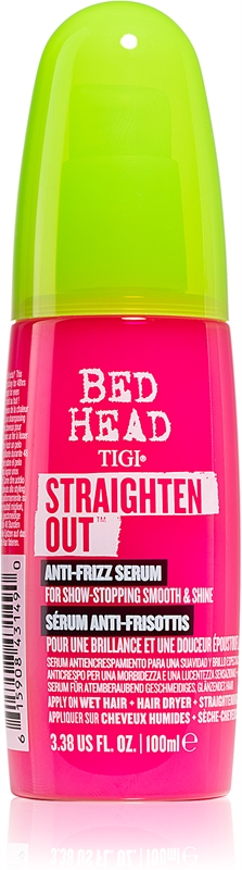 TIGI Bed Head Straighten Out sérum suavizante para cabelo brilhante e ...