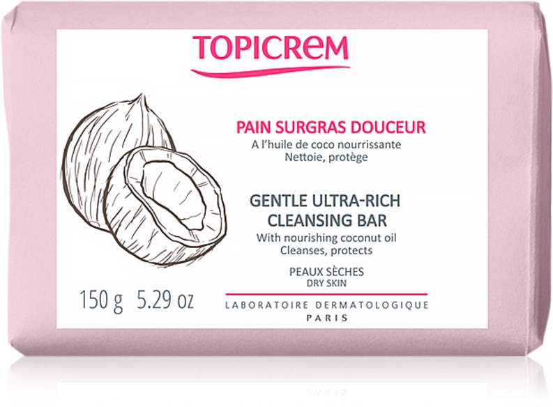 Topicrem AD Gentle UltaRich Cleansing Bar savon doux nettoyant corps