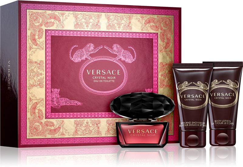 Versace Crystal Noir Gift Set IV. for Women | notino.co.uk