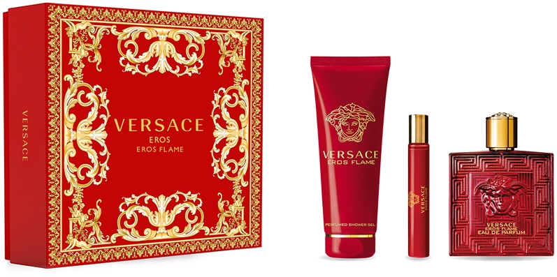 Versace Eros Flame Gift Set for Men Eau De Parfum and Travel Case main image 1