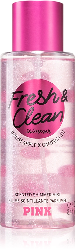 Victorias Secret Pink Fresh And Clean Shimmer Spray Corporal Perfumado