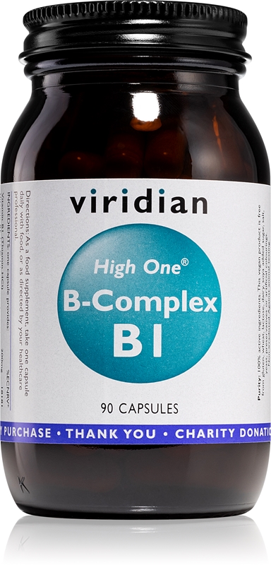 Viridian Nutrition High One® B-Complex B1 Komplex Vitamínu B Pro ...