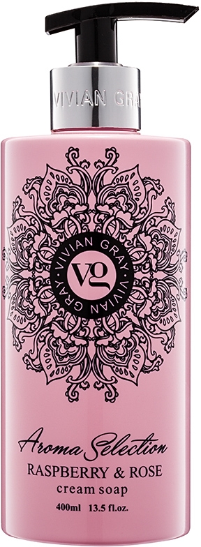 Vivian Gray Aroma Selection Raspberry & Rose sabão liquido cremoso ...