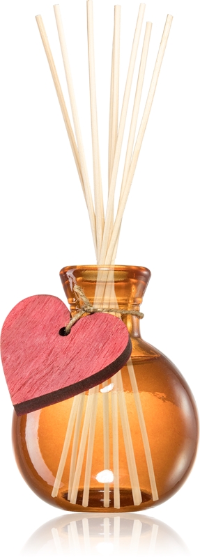 Orange Glass Reed Diffuser Wax Design Recycled Glass Orange aroma diffuser with filling | notino.ie