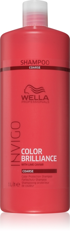 Wella Professionals Invigo Color Brilliance Shampoo 1L – Color Protection For Coarse, Colored Hair | PH Optimized, With Antioxidants