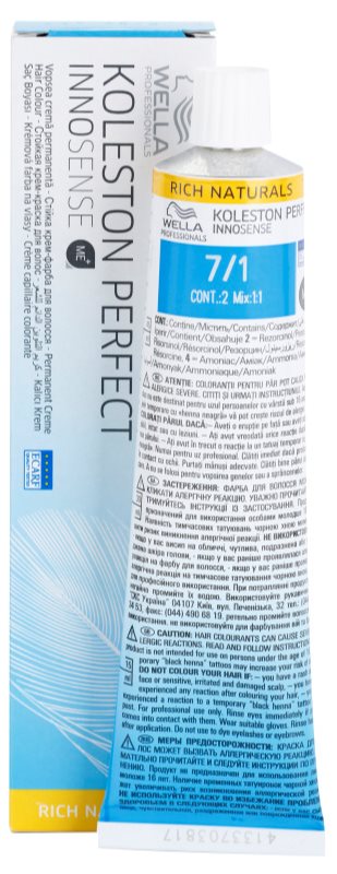 Wella Professionals Koleston Perfect Innosense Rich Naturals coloração de cabelo notino pt