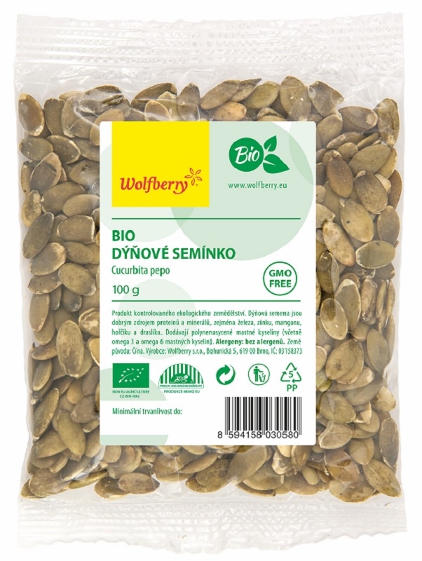 Wolfberry Dýňové semínko loupané BIO semínka loupaná | notino.cz