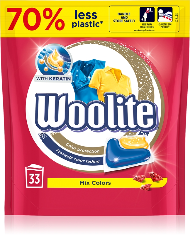 Woolite Mix Colors Dosettes de lessive à la kératine notino.be
