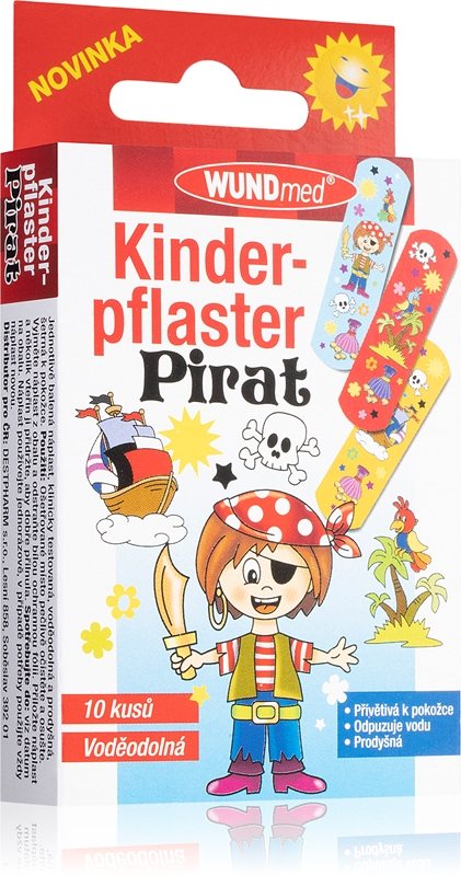 WUNDmed Kinderpflaster Pirat Pflaster für Kinder ️ notino.de