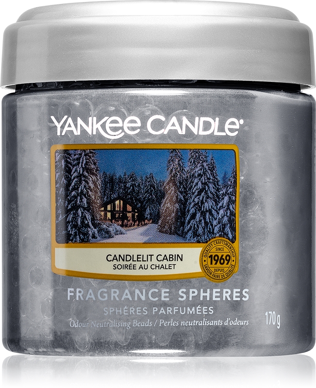 Yankee Candle Candlelit Cabin fragranced pearles notino.co.uk