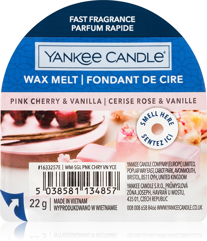 Yankee Candle vonná svíčka Cherry & Vanilla 567g | Moje lékárna