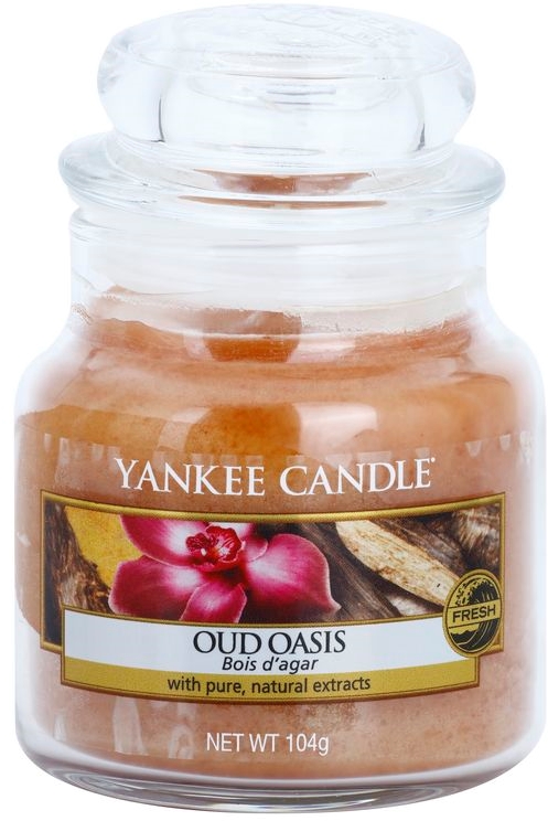 Yankee Candle Oud Oasis świeczka zapachowa 104 g Classic mała notino.pl