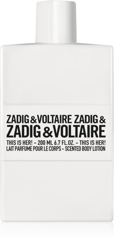 Zadig & Voltaire THIS IS HER! body lotion for women | notino.co.uk