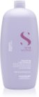 Alfaparf Milano Semi di Lino Smooth champô alisante para cabelos crespos e inflexíveis